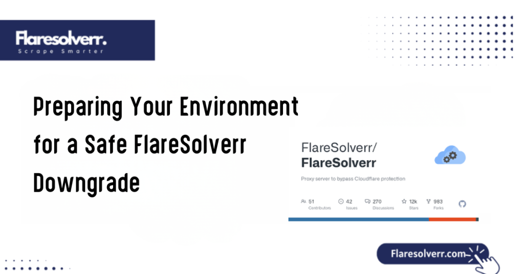 Preparing Your Environment for a Safe FlareSolverr Downgrade